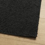 vidaXL Tapis shaggy PAMPLONA poils longs moderne noir 120x170 cm