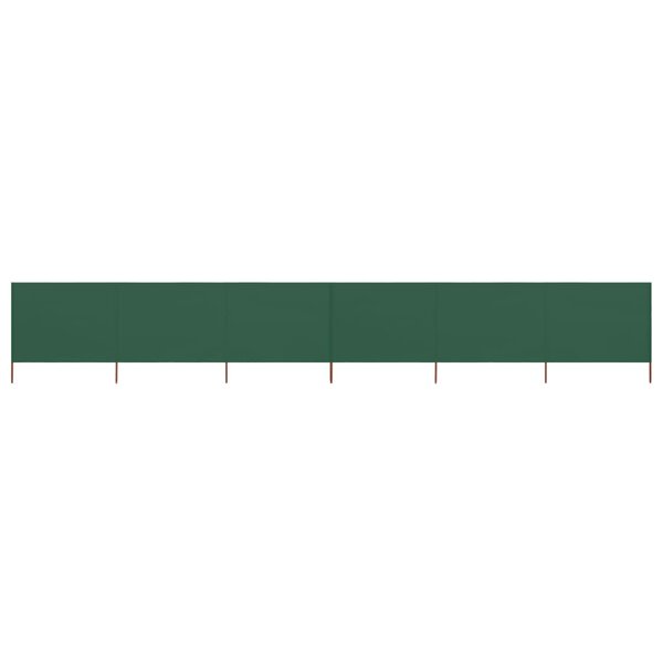 vidaXL Paravent 6 panneaux Tissu 800 x 160 cm Vert