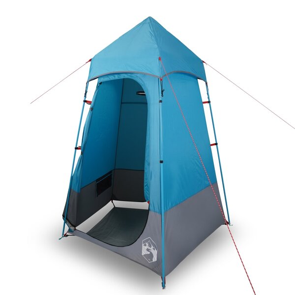 vidaXL Tente de toilette bleu imperméable