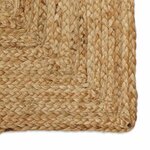 vidaXL Tapis de zone Beige 80 x 200 cm Jute