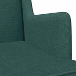vidaXL Chaise à bascule Vert foncé 62 x 80 x 85 cm tissu