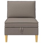 vidaXL Sofa avec rangement Tissu