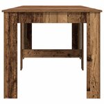 vidaXL Table à dîner 240 x 85 x 75 cm Bois d'ingénierie Bois ancien