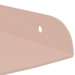 vidaXL Étagère Flottante d'Angle 4 pc Rose 24 x 24 x 2 cm