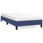 vidaXL Cadre de lit Bleu 100 x 200 cm Tissu