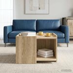vidaXL Table basse Chêne Sonoma 50 5 x 50 x 33 cm Bois d'ingénierie