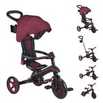 Globber 732-202-2 - EXPLORER TRIKE FOLDABLE 4 en 1 - Bordeaux