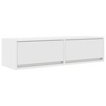 vidaXL Meuble TV Blanc 100 x 31 x 25.5 cm Bois d'ingénierie