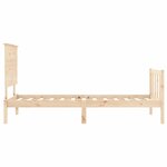 vidaXL Cadre de lit sans matelas 100x200 cm bois massif de pin