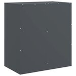 vidaXL Buffet anthracite 67x39x73 cm acier