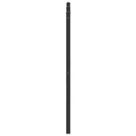 vidaXL Tête de lit chêne fumé 200 cm bois d'ingénierie et acier