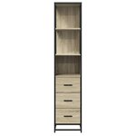 vidaXL Armoire de salle de bain chêne sonoma 35x37 5x166 cm