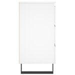 vidaXL Tables de chevet 2 Pièces blanc 40x35x69 cm bois d’ingénierie