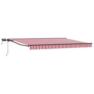 vidaXL Cadre de store manuel avec LEDs 4 5 × 3 5 m
