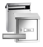Pack Bouche d'entrée + Boîte aux lettre en acier inoxydable V4037 Fente 23 x 3 cm
