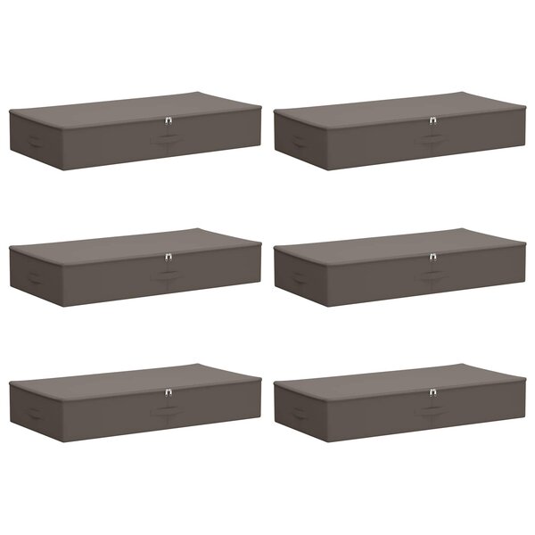 vidaXL Boîte de rangement 6 pc Tissu intissé 90 x 48 x 15 cm 64 8 L