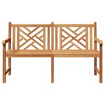 vidaXL banc Marron 150 x 60 x 90 cm Bois de teck massif