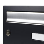 Boite aux lettre  Allure 1 porte  gris anthracite 7016M
