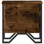vidaXL Tables de chevet 2 Pièces chêne fumé 40x30x40 cm bois d'ingénierie