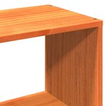 vidaXL Cadre de lit sans matelas cire marron 90x200 cm bois pin massif