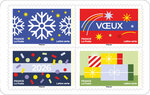 Carnet de 12 timbres - Des fêtes hautes en couleur - Lettre verte