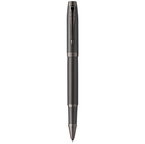Stylo roller Parker IM Monochrome  Gris acier  encre noire  Coffret cadeau
