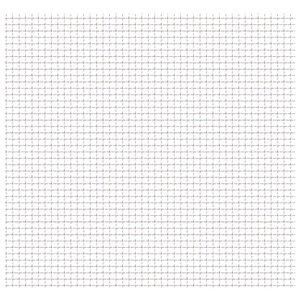 vidaXL Clôture de jardin sertie Acier inoxydable 100x85 cm 11x11x2 mm