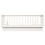 vidaXL Lit de jour sans matelas blanc 75x190 cm bois de pin massif
