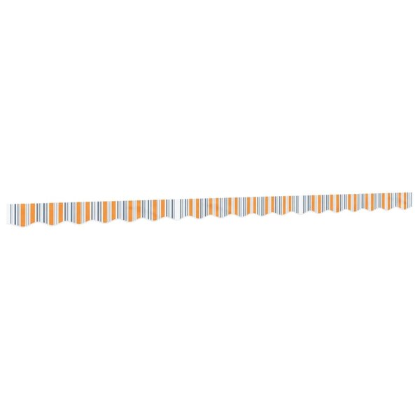 vidaXL Tissu de remplacement de cantonnière d’auvent multicolore 4 5 m