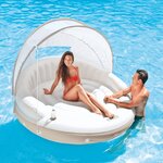 Intex Lit à air avec auvent flottant 199 x 150 cm 58292EU