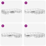 vidaXL Ensemble de canapés d'extérieur 11 Pièces Blanc et Beige