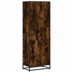 vidaXL Bibliothèque chêne fumé 60x35x170 5 cm bois d'ingénierie