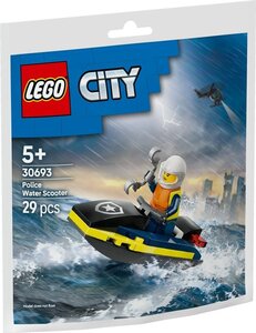 LEGO City - Le jet-ski de la police (Polybag) - 30693 : Aventure Aquatique pour Enfants
