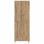 vidaXL Ensemble de Meubles 2 Pièces Chêne artisanal 66 x 34 5 x 95 cm