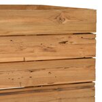 vidaXL Lit surélevé 100x40x55 cm bois de teck recyclé et acier
