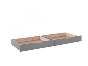 Pino 2 Tiroirs - couleur Gris