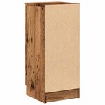 vidaXL Buffets 2 Pièces vieux bois 30x30x70 cm bois d'ingénierie