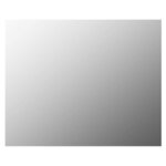 vidaXL Miroir mural sans cadre avec lampes LED Rectangulaire Verre