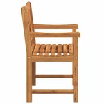 vidaXL Chaise de jardin 6 Pièces Marron 56 x 56 x 90 cm