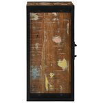 vidaXL Cabinet de Salle de Bain avec porte Bois massif de récupération
