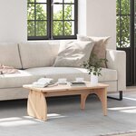 vidaXL Table basse Naturel 80 x 50 x 31 cm Bois massif en pin