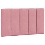 vidaXL Cadre de lit sans matelas rose 90x190 cm velours
