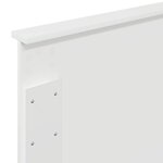 vidaXL Tête de lit Blanc Brillant 75 cm Bois d'ingénierie