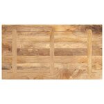 vidaXL Dessus de table 120x60x3 8cm rectangulaire bois massif manguier