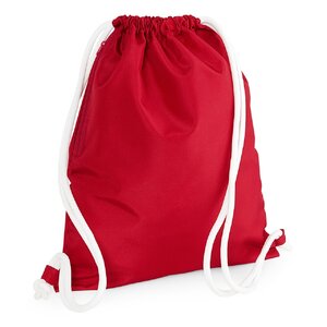 Sac à dos en toile cordons épais - BG110 - rouge classique