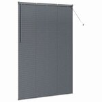vidaXL Store de Fenêtre Gris foncé 140 x 220 cm Aluminium