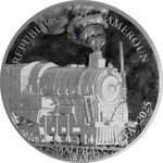 Pièce de monnaie en Argent - Cuivre 2000 Francs g 62.2 (2 oz) Millésime 2025 STEAM TRAIN
