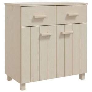 vidaXL Buffet HAMAR Marron miel 79x40x80 cm Bois massif de pin