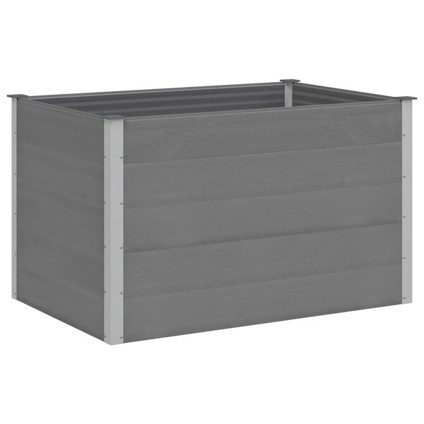 vidaXL Lit surélevé de jardin WPC 150x100x91 cm Gris