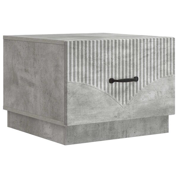 vidaXL Table basse Gris béton 49 x 50 x 37 cm Bois d'ingénierie